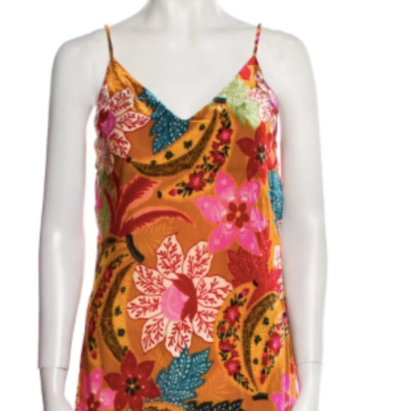 Farm Rio Printed Midi Length Dress - Picture 1 of 3